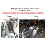 W8005803  -  Kit - W42 Front Upper Shock Bracket Upgrade (With Shocks)